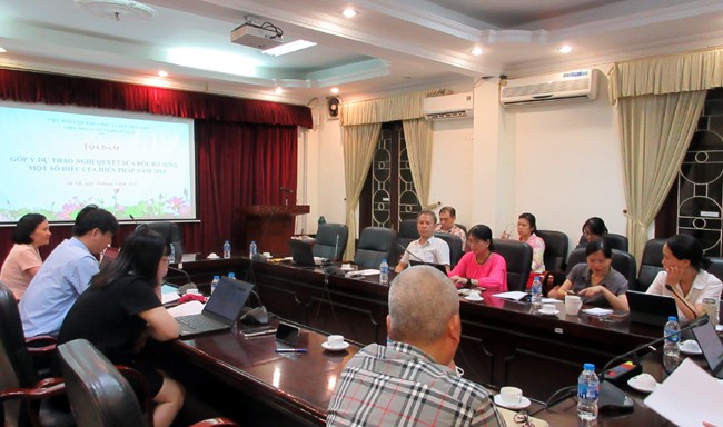 Tọa đàm “Góp ý dự thảo Nghị quyết sửa đổi, bổ sung một số điều của Hiến pháp năm 2013”