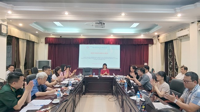 Hội thảo “Thực trạng chính sách, pháp luật về biên giới đất liền trong phát triển kinh tế - xã hội và bảo đảm quốc phòng, an ninh ở Việt Nam hiện nay”