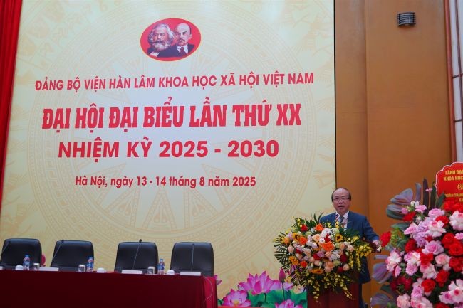 Khai mạc Phiên Trù bị Đại hội Đảng bộ Viện Hàn lâm Khoa học xã hội Việt Nam lần thứ XX, nhiệm kỳ 2025 - 2030