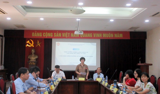 Tọa đàm “Dinh dưỡng không lành mạnh và lạm dụng đồ uống có cồn: Gánh nặng bệnh không lây nhiễm và giải pháp”