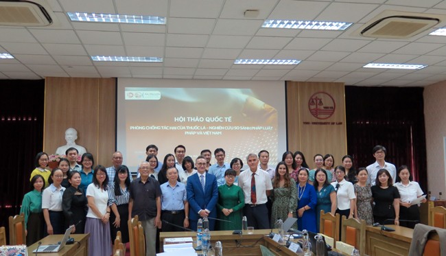 Hội thảo quốc tế “Phòng chống tác hại của thuốc lá – Nghiên cứu so sánh pháp luật Pháp và Việt Nam”