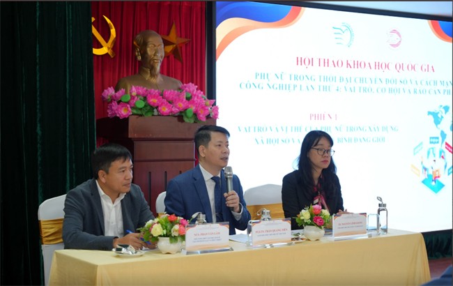 Hội thảo khoa học quốc gia “Phụ nữ trong thời đại chuyển đổi số và Cách mạng công nghiệp lần thứ 4: Vai trò, cơ hội và rào cản pháp lý”